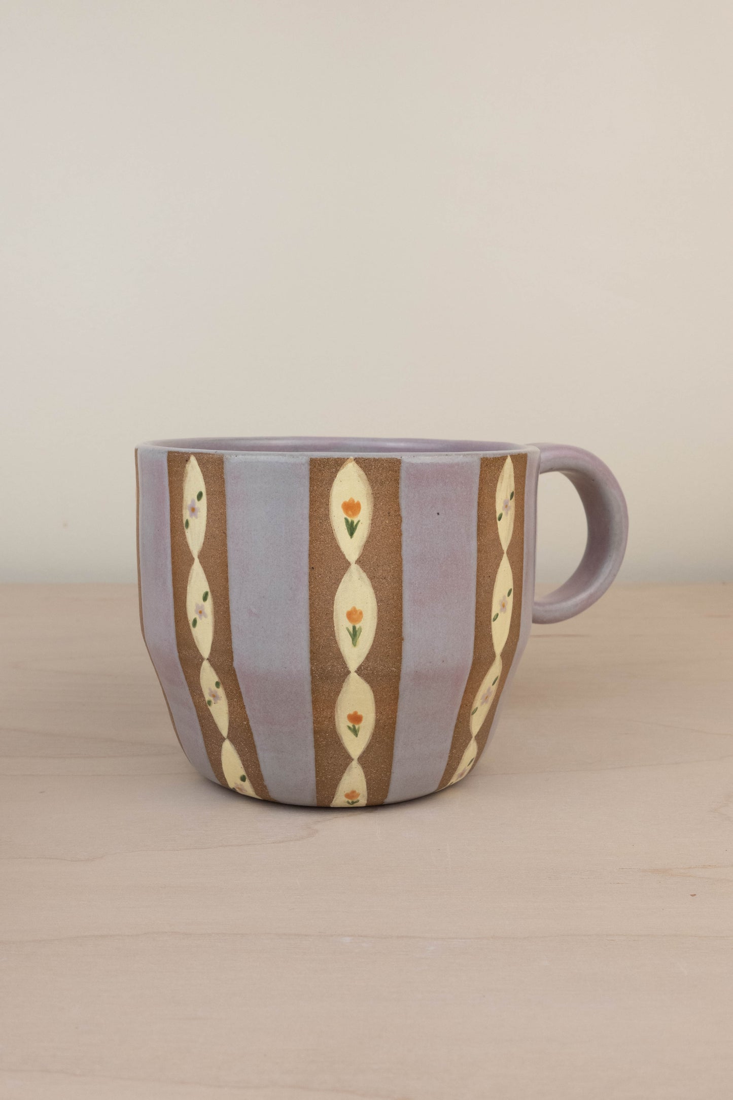Lavender Wallpaper Soup Mug