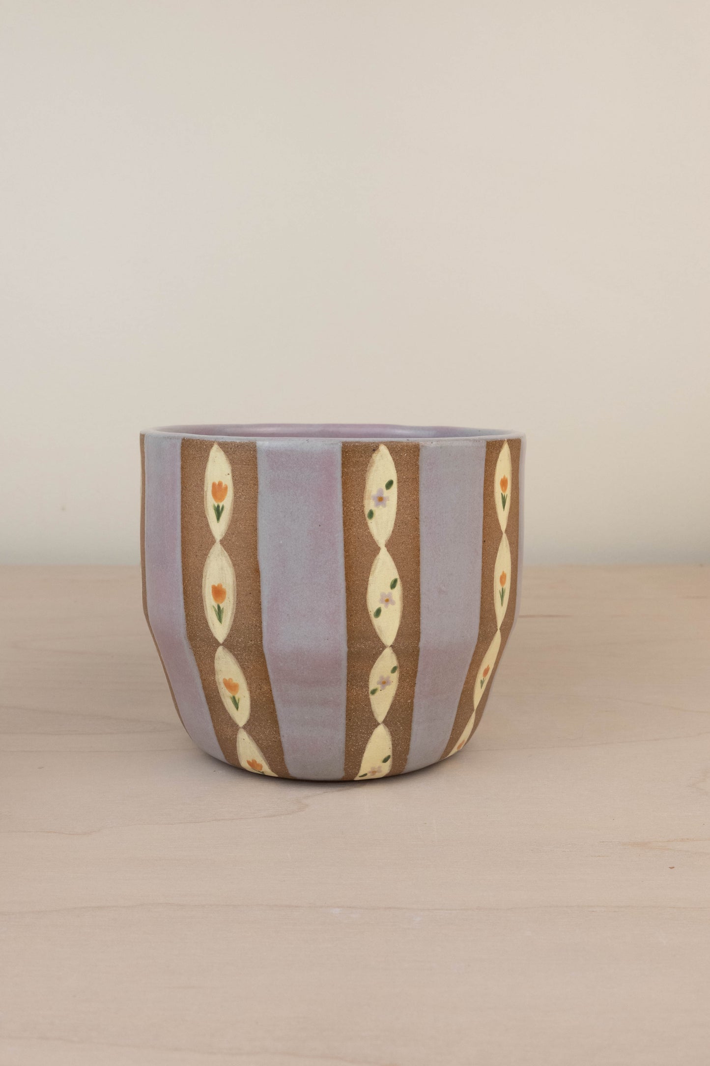 Lavender Wallpaper Soup Mug