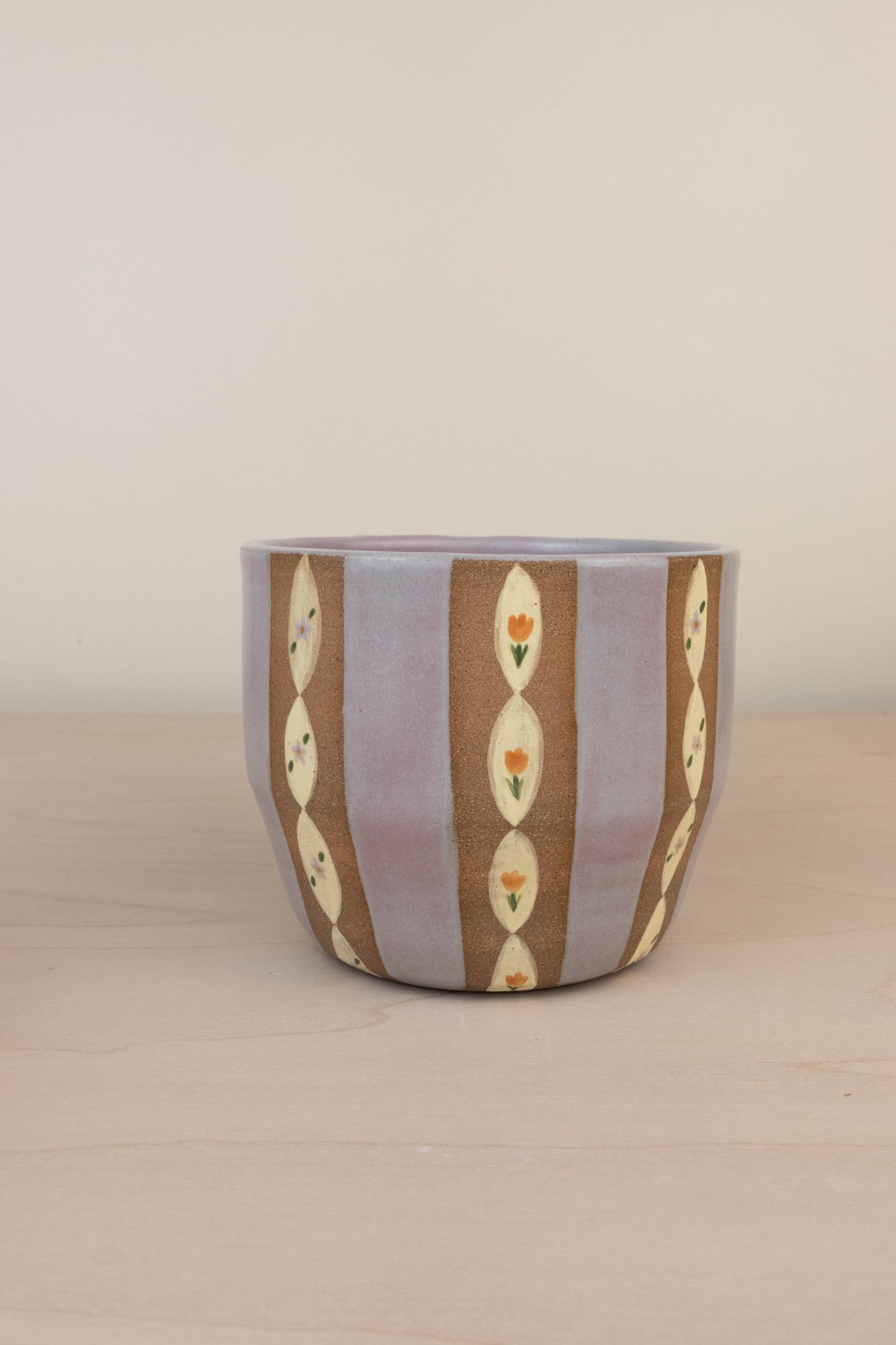 Lavender Wallpaper Soup Mug