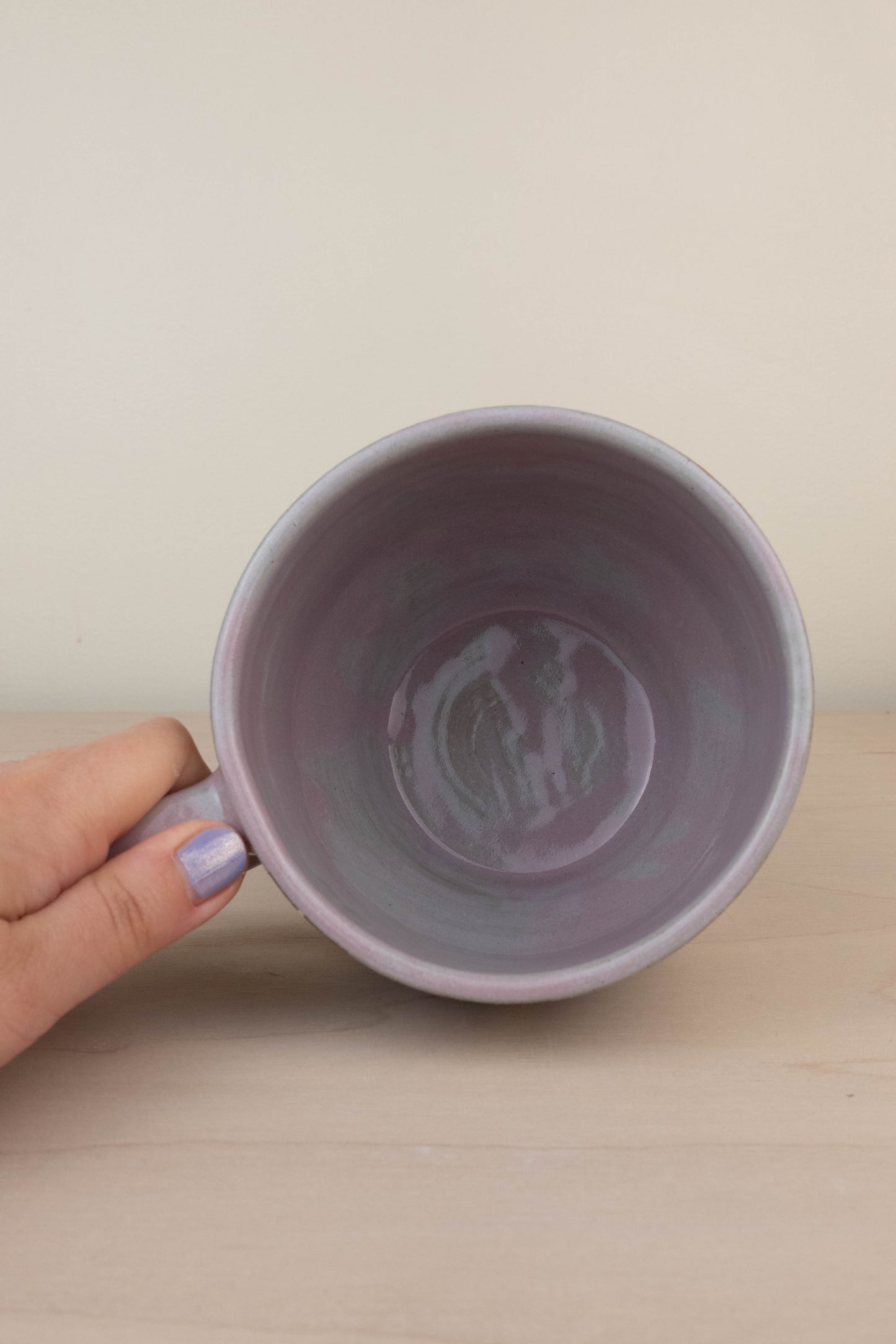 Lavender Wallpaper Soup Mug
