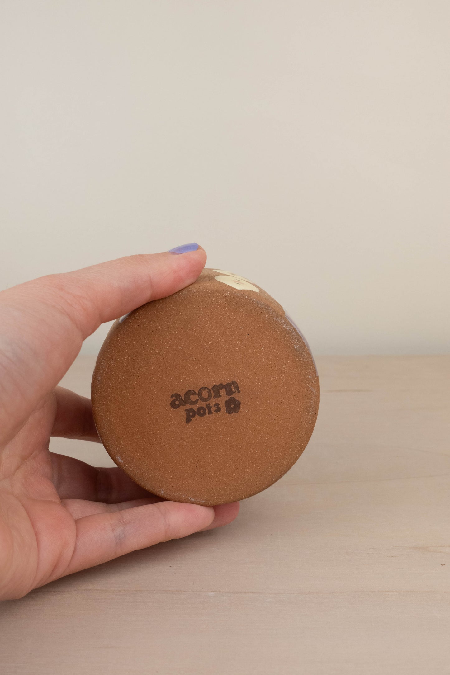 Lavender Butterfly Mini Jar