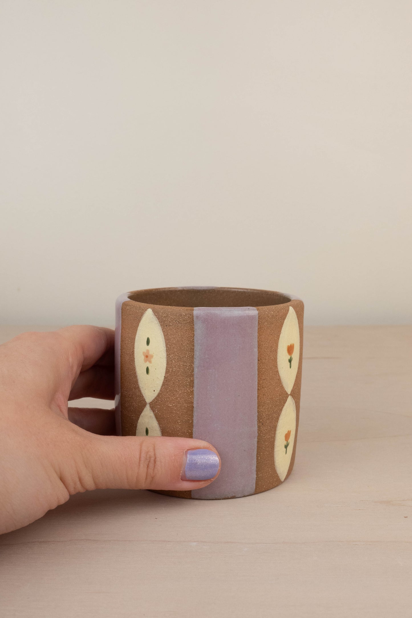 Lavender Butterfly Mini Jar