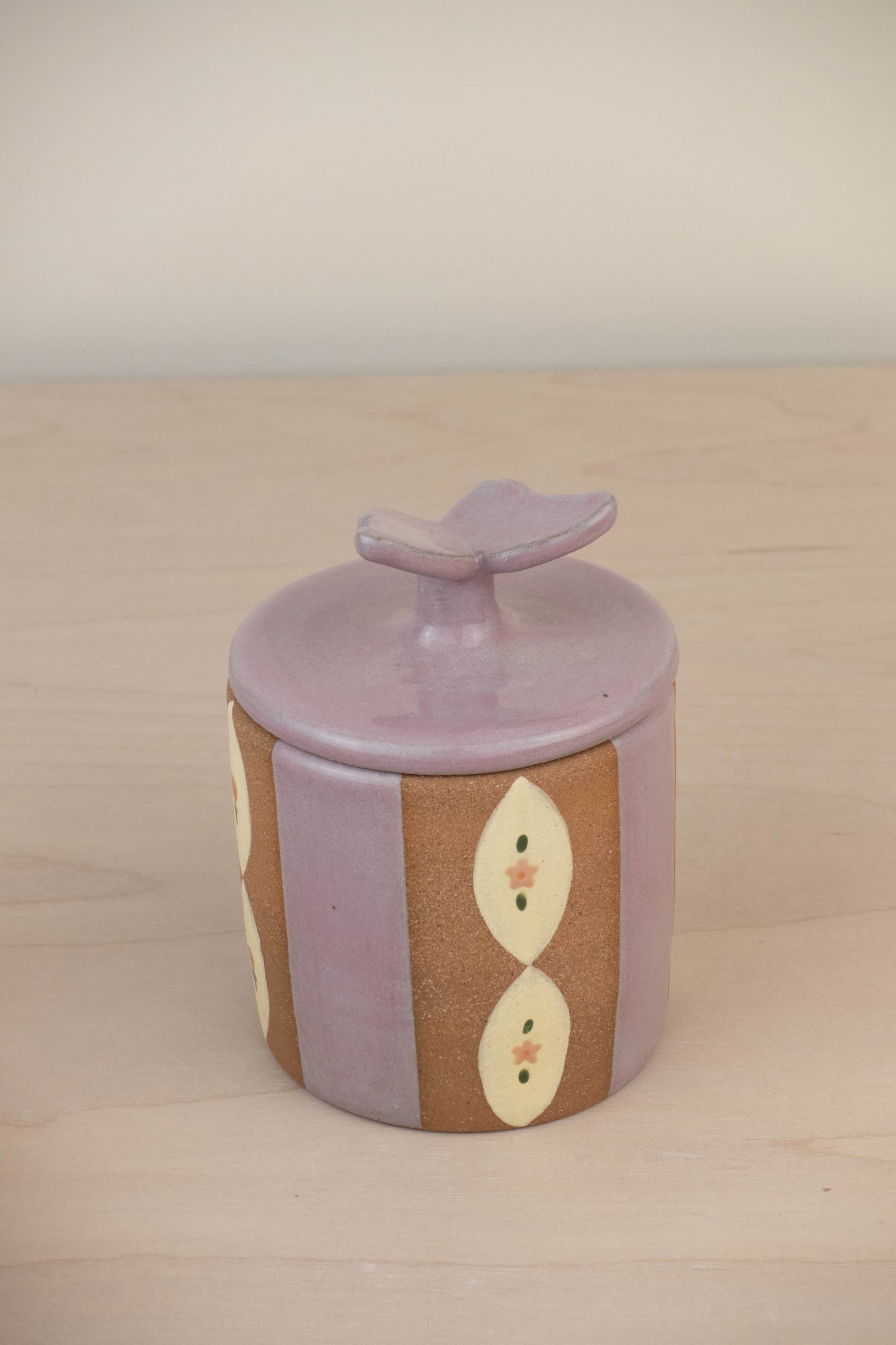 Lavender Butterfly Mini Jar