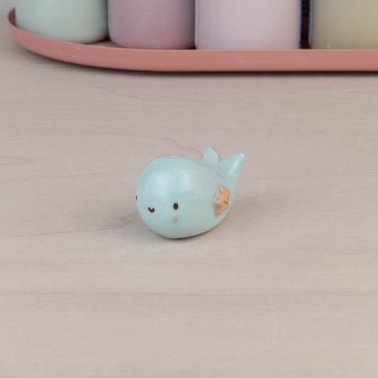 Mini Whale (Aqua Blue)