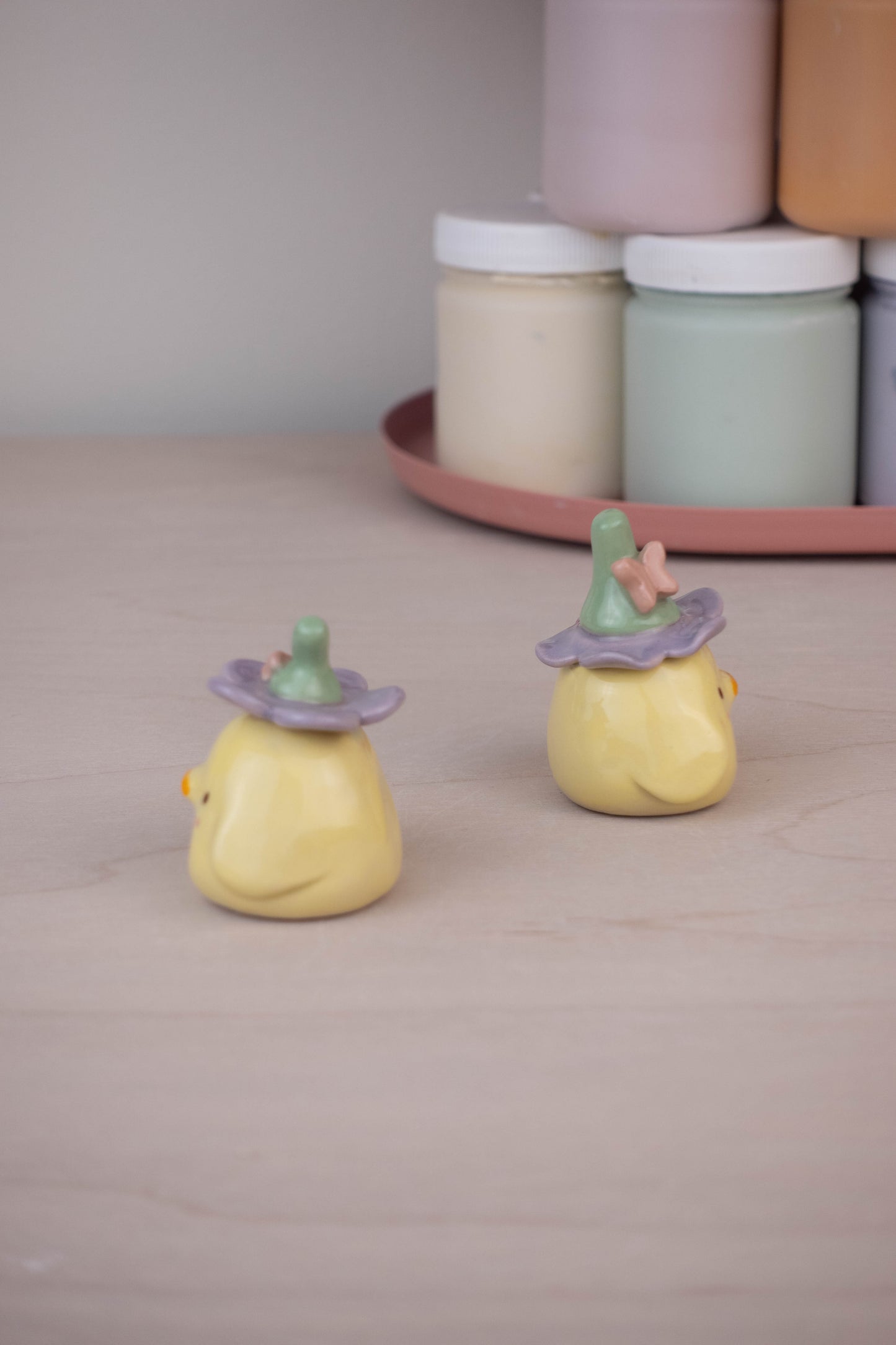 Flower Hat Mini Duck