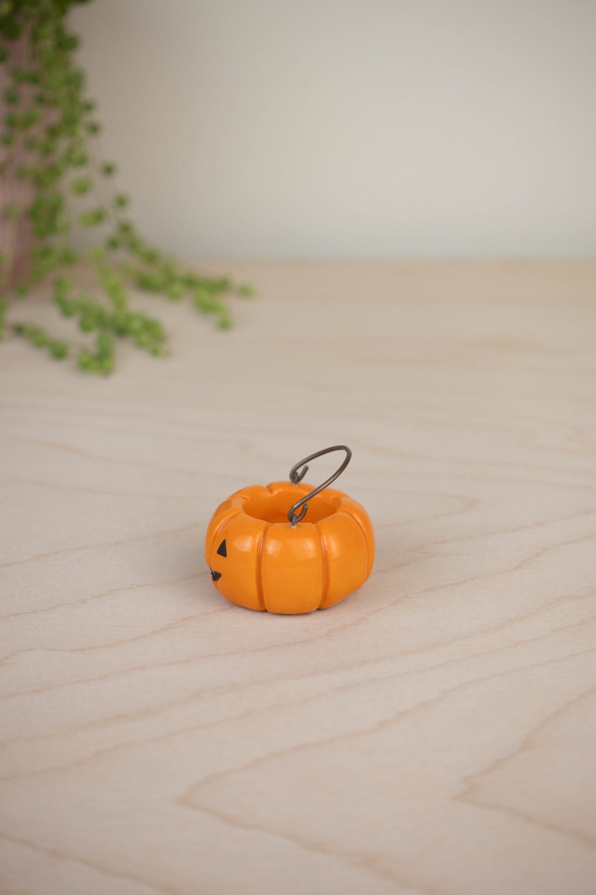 Tiny Pumpkin Basket