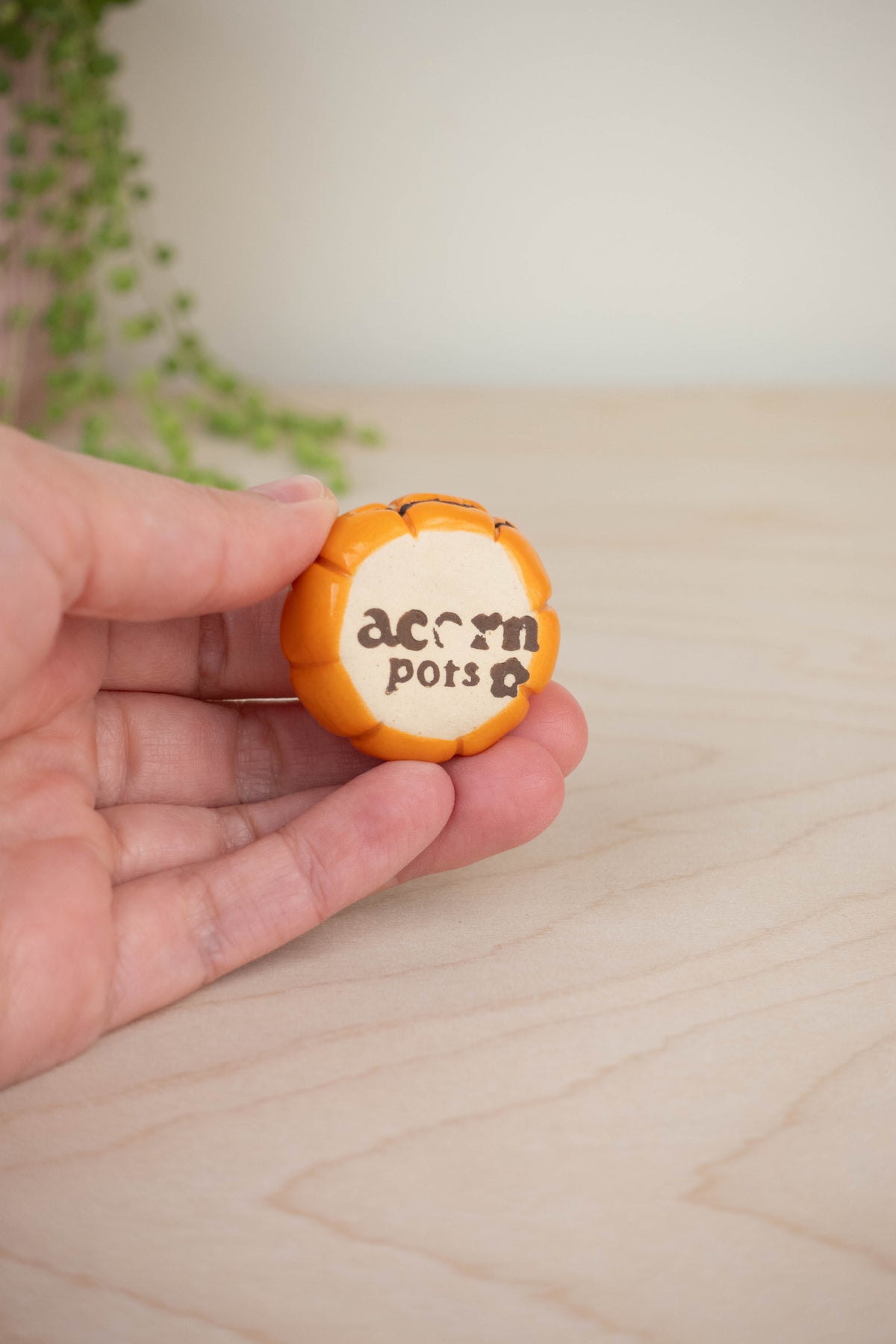 Tiny Pumpkin Basket