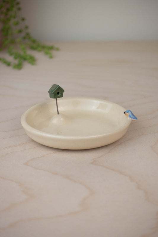 Birdhouse Dish