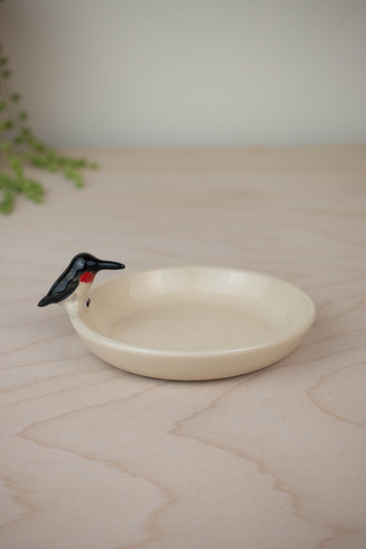 Bird Bath Dish (Ruby-Throated Hummingbird) A