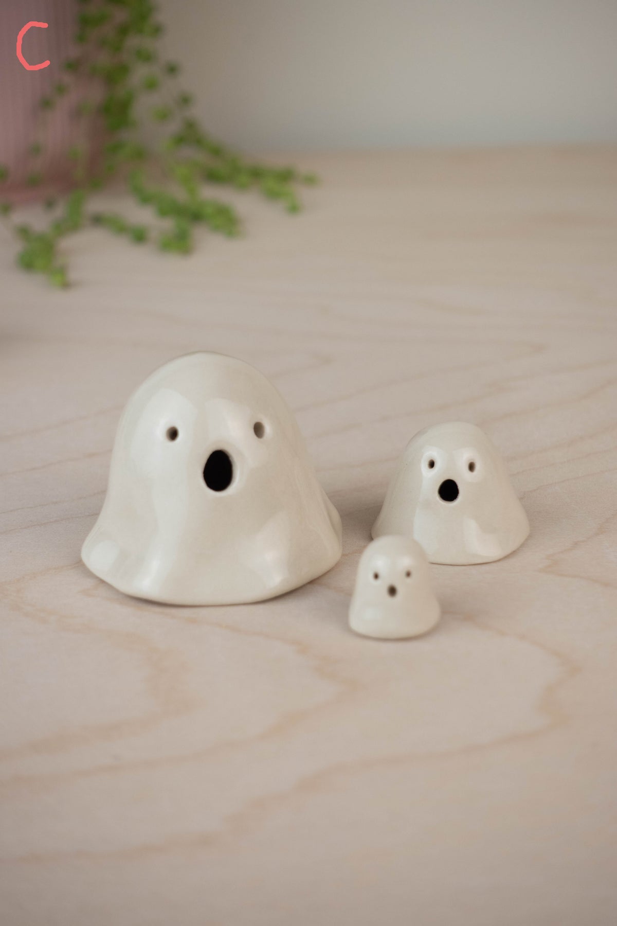 Trio of Nesting Ghosts