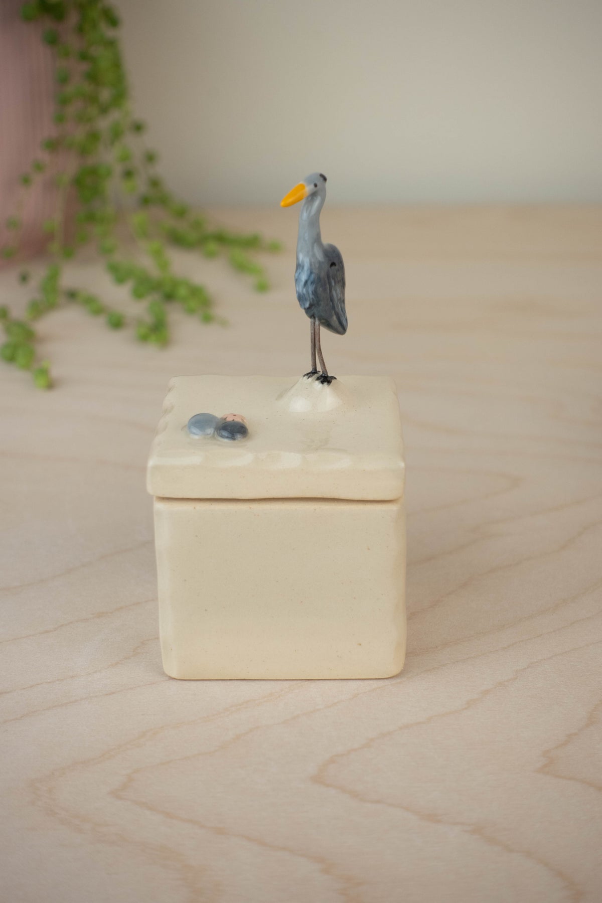 Tiny Trinket Box: Great Blue Heron