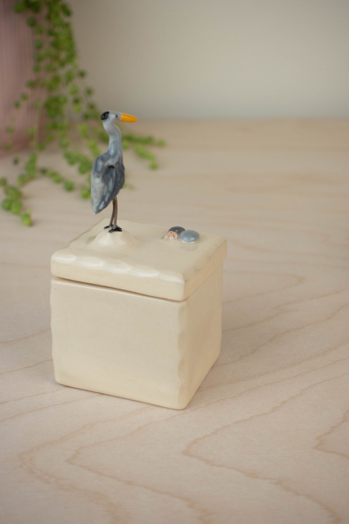 Tiny Trinket Box: Great Blue Heron