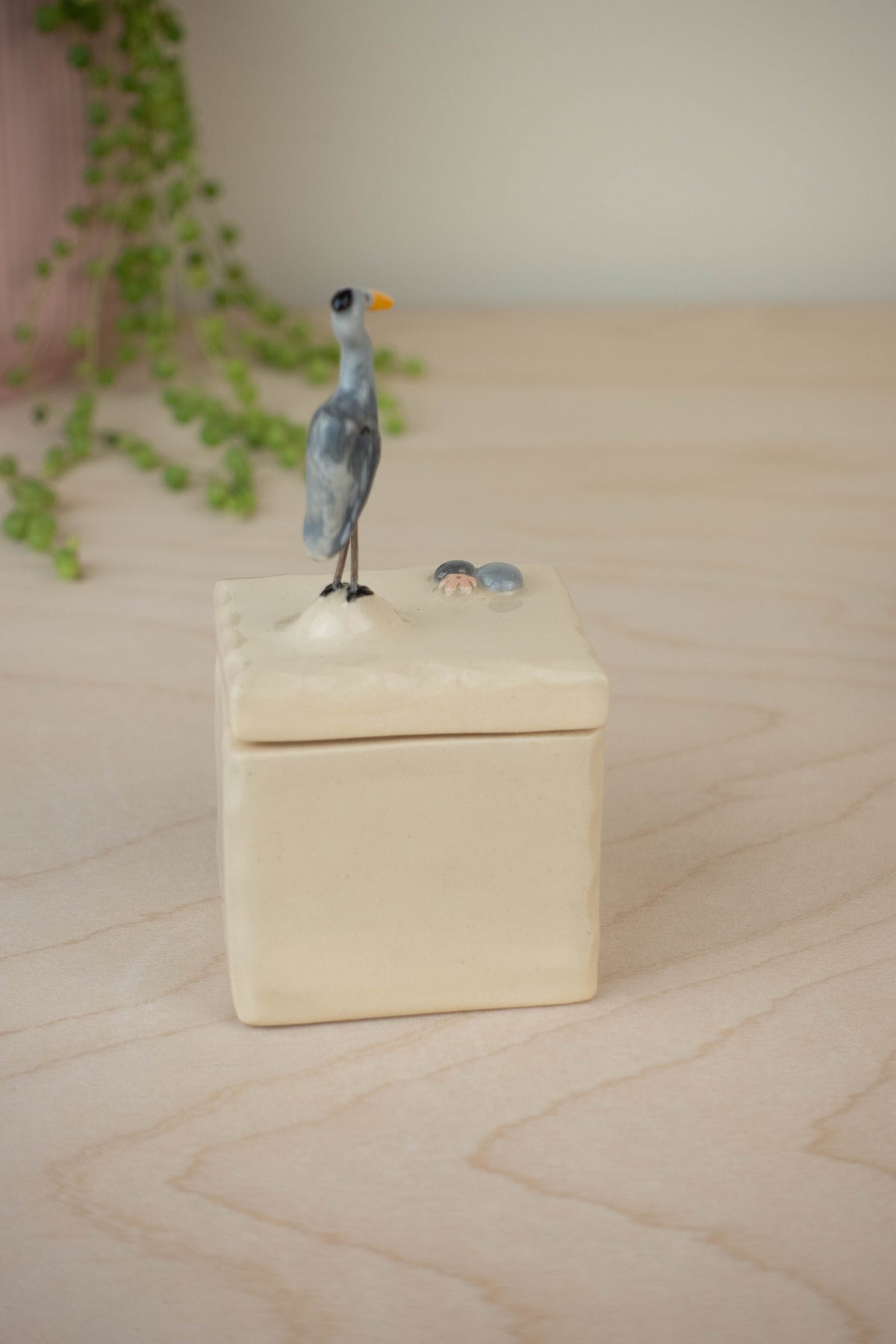 Tiny Trinket Box: Great Blue Heron