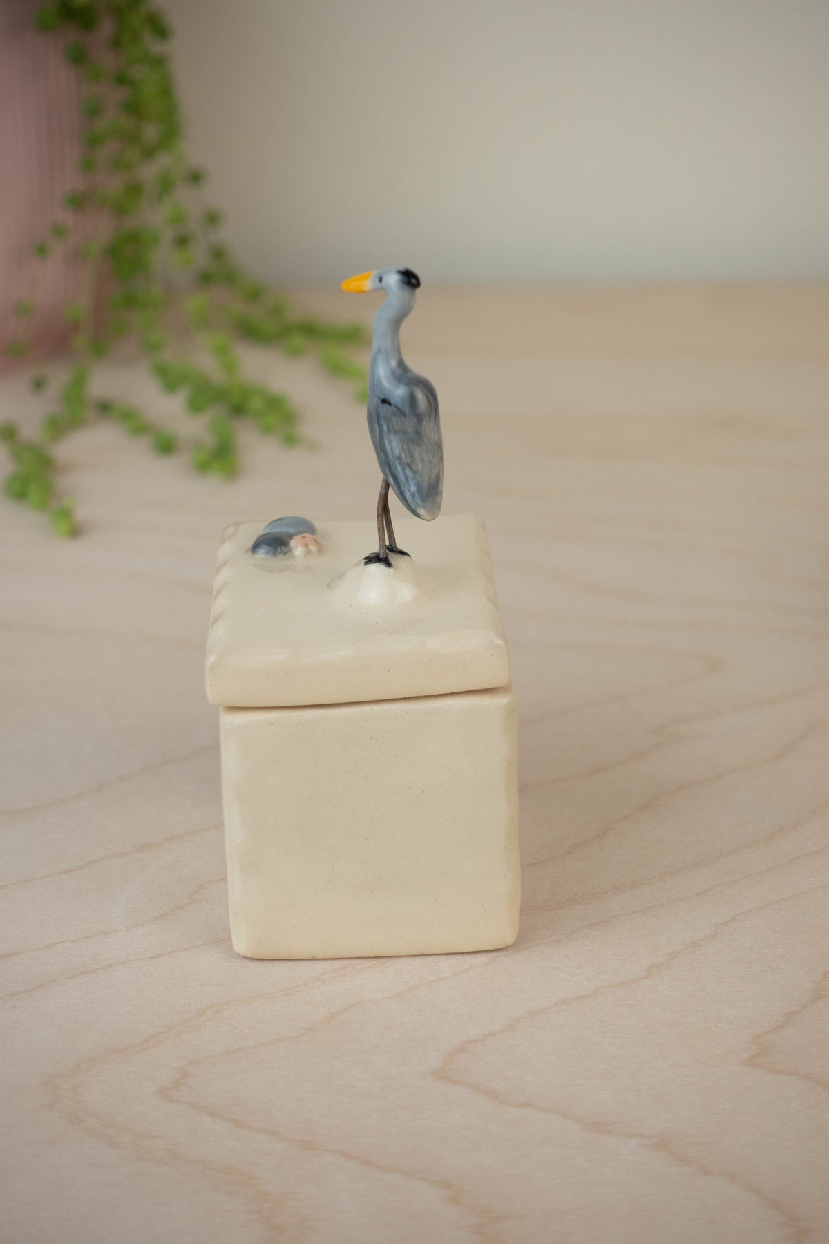 Tiny Trinket Box: Great Blue Heron