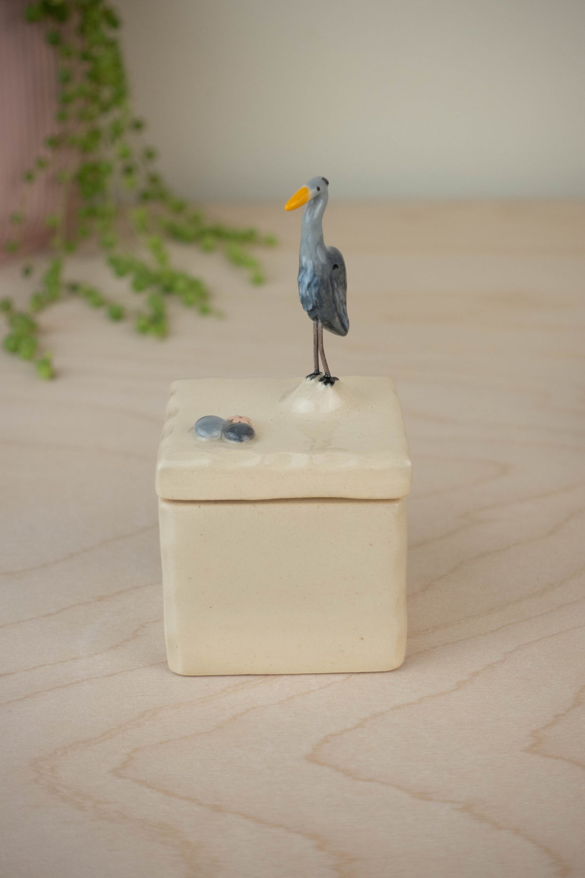 Tiny Trinket Box: Great Blue Heron