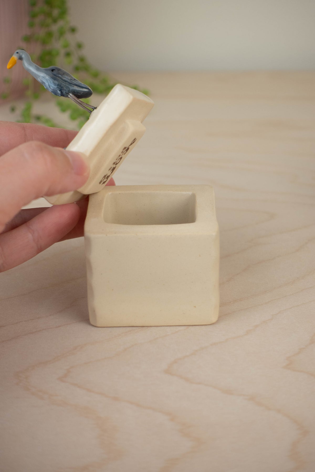 Tiny Trinket Box: Great Blue Heron