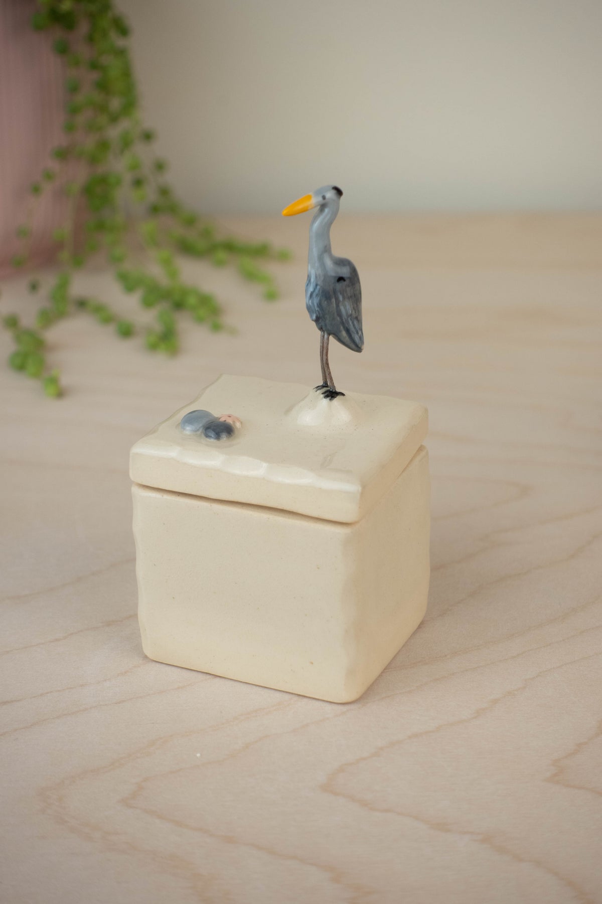 Tiny Trinket Box: Great Blue Heron
